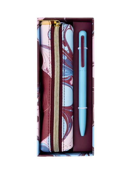 DesignWorks Ink Floral Pen and Pouch Set, Multi - view 2, Multi Multi
