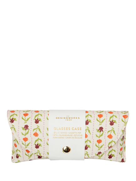 DesignWorks Ink Floral Glasses Case, Multi, Multi Multi