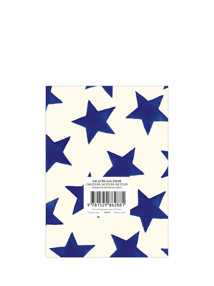 Emma Bridgewater Blue Star A6 Diary 2027 - view 2, Multi