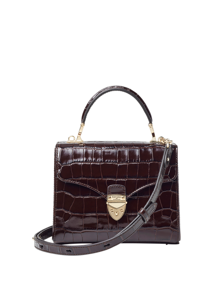 Aspinal of London Mayfair Leather Cross Body Bag, Amazonbrown, Amazonbrown