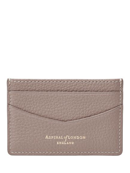 Aspinal of London Hudson Slim Card Holder, Moleskin - view 2, Moleskin