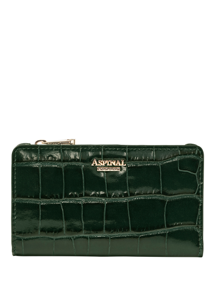 Aspinal of London Mayfair Purse, Evergreen, Evergreen