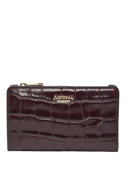 Aspinal of London Mayfair Leather Purse, Amazonbrown, Amazonbrown