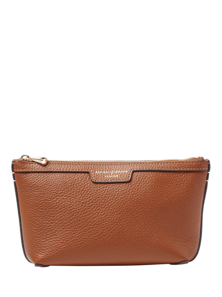 Aspinal of London Leather Cosmetic Case, Tan, Tan