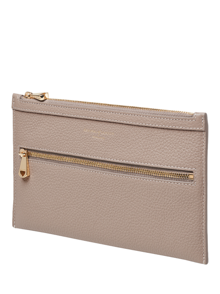 Aspinal of London Leather Travel Wallet, Moleskin - view 2, Moleskin