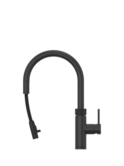 Quooker Flex Round Instant Boiling Hot Water Kitchen Tap - view 2, Black