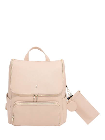 Stackers Luxury Backpack, Blush, Blush