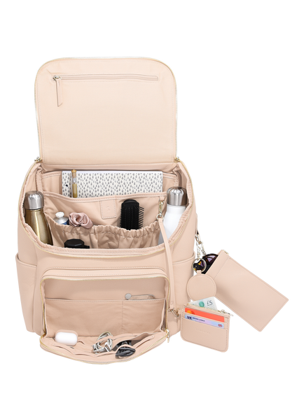 Stackers Luxury Backpack, Blush - view 2, Blush