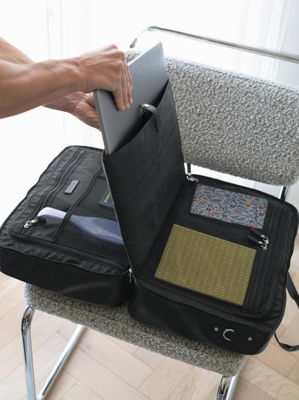 Stackers Black Cabin Bag - view 2, Black
