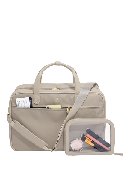 Stackers Black Cabin Bag, Clay