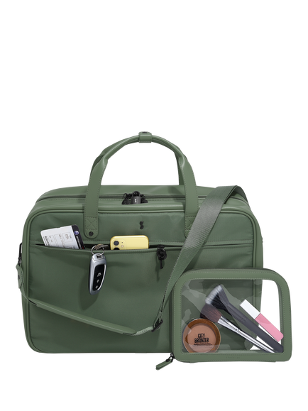 Stackers Black Cabin Bag, Fern