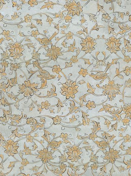 MINDTHEGAP Backyard Flowering Wallpaper, Blue, Blue