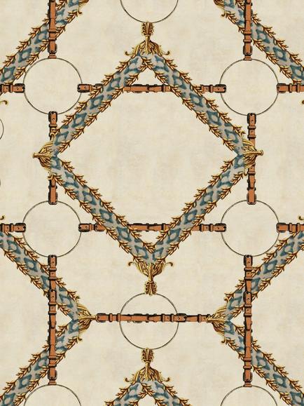 MINDTHEGAP Decorative Harness Wallpaper, Natural, Natural