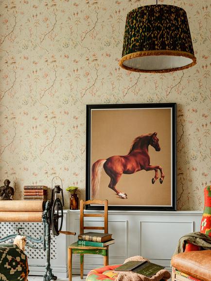MINDTHEGAP Grandma's Tapestry Wallpaper, Natural - view 2, Natural
