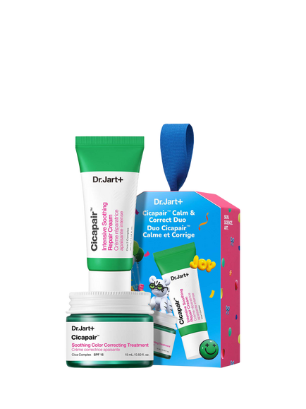 Dr.Jart+ Cicapair Calm & Correct Duo Ornament Skincare Gift Set, Clear