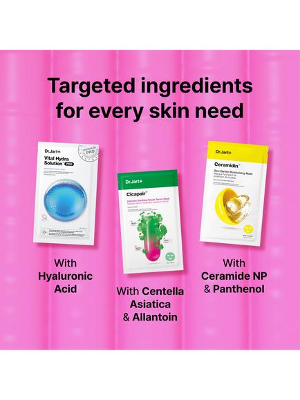 Dr.Jart+ K-beauty Mask Hydration Week Skincare Gift Set - view 2, Clear