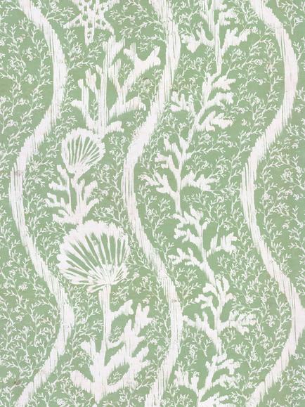 MINDTHEGAP Koralion Wallpaper, Green, Green