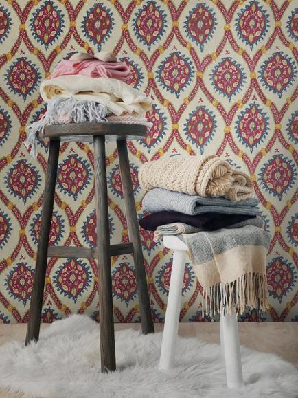 MINDTHEGAP Ottoman Wallpaper, Multi - view 2, Multi