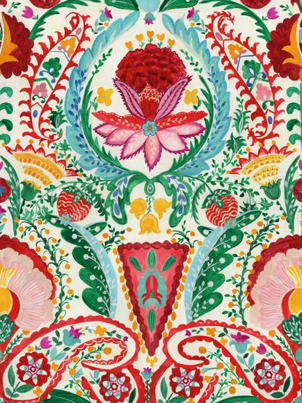 MINDTHEGAP Rosa Mundi Wallpaper, Multi, Multi