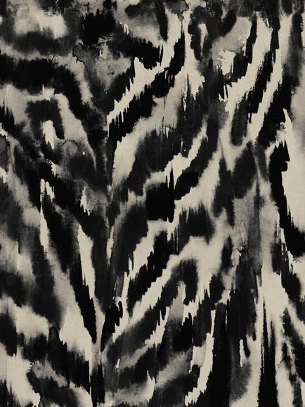 MINDTHEGAP Zebrato Wallpaper, Grey, Grey