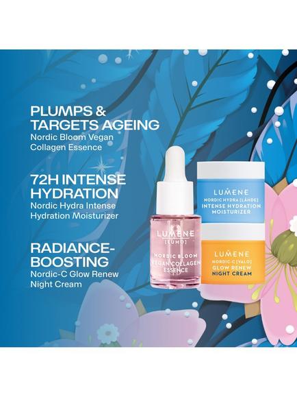 Lumene Best Seller Garden of Beauty Mini Skincare Gift Set, 3 x 15ml - view 2, Multi