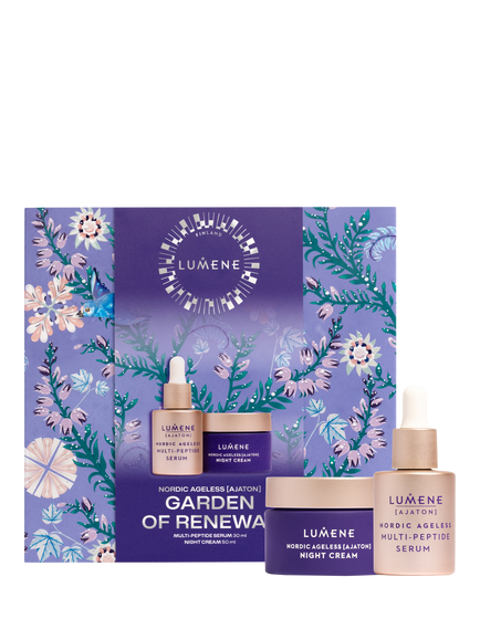 Lumene Nordic Ageless [Ajaton] Garden of Renewal Skincare Gift Set, Multi