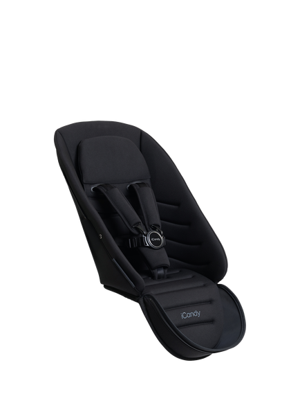 iCandy Peach 8 Second Seat Fabric, Black
