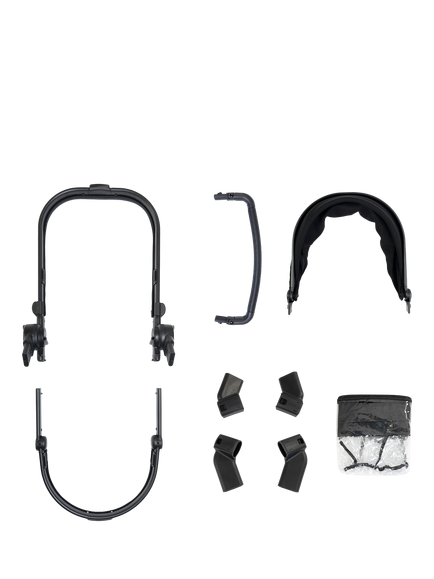 iCandy Peach 8 Single-to-Double Pushchair Converter Base, Black