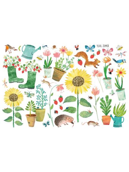 Villa Nova Garden Grow Wall Sticker Set, Garden Grow