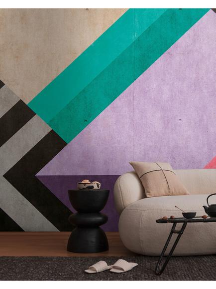 Galerie Abstract Shapes Wallpaper Mural, WH45277M - view 2, Wh45277m