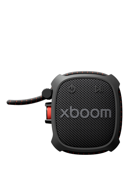 LG xboom Rock Bluetooth Waterproof Portable Speaker, Black