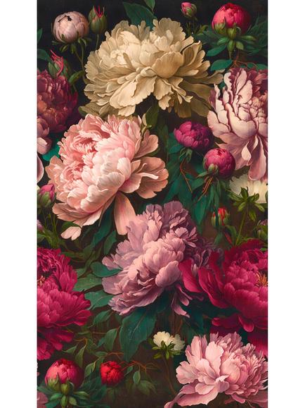 Galerie Blooming Peonies Wallpaper Mural, WH45229M, Wh45229m