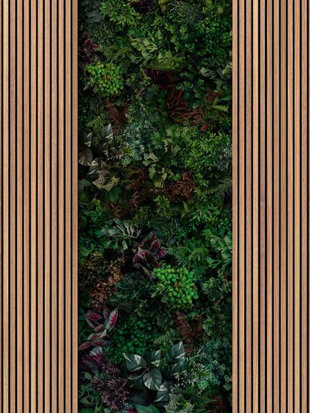 Galerie Botanic Acoustic Slat Wallpaper Mural, WH45220M, Wh45220m