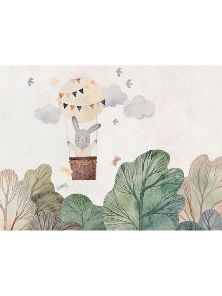 Galerie Bunny Balloon Journey Wallpaper Mural, WH45270M, Wh45270m