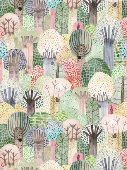 Galerie Colourful Fairytale Wallpaper Mural, WH45228M, Wh45228m