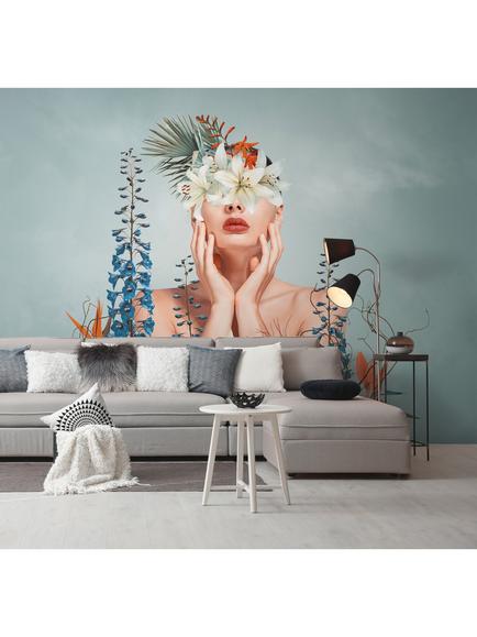 Galerie Floral Muse Portrait Wallpaper Mural, WH45276M - view 2, Wh45276m