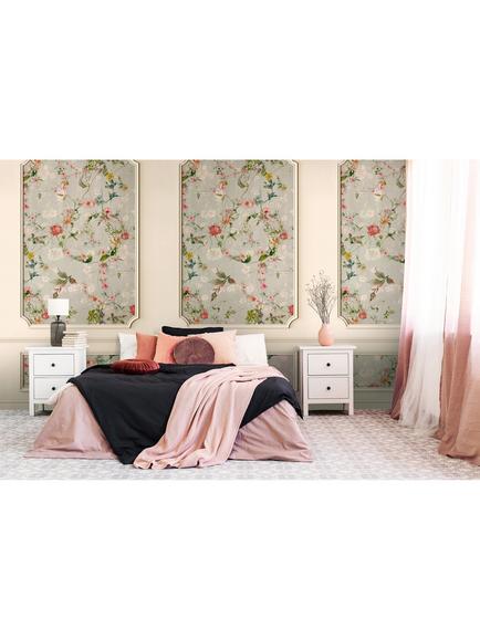 Galerie Floral Wood Panel Wallpaper Mural, WH45215M - view 2, Wh45215m