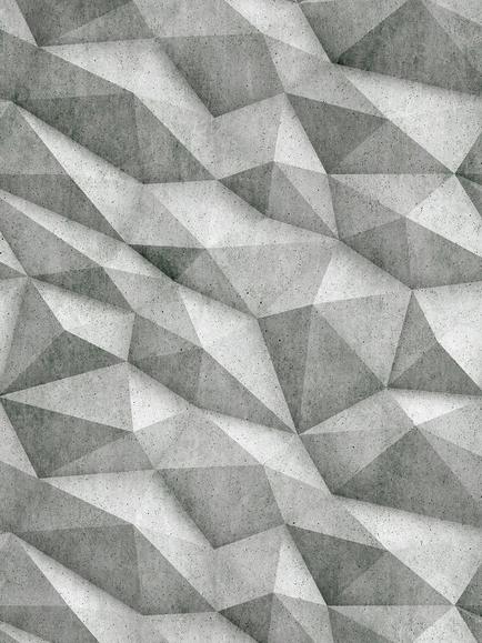 Galerie Folded Concrete Wallpaper Mural, WH45212M, Wh45212m