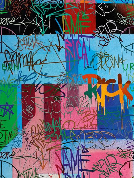 Galerie Graffiti Vibes Wallpaper Mural, WH45193M, Wh45193m