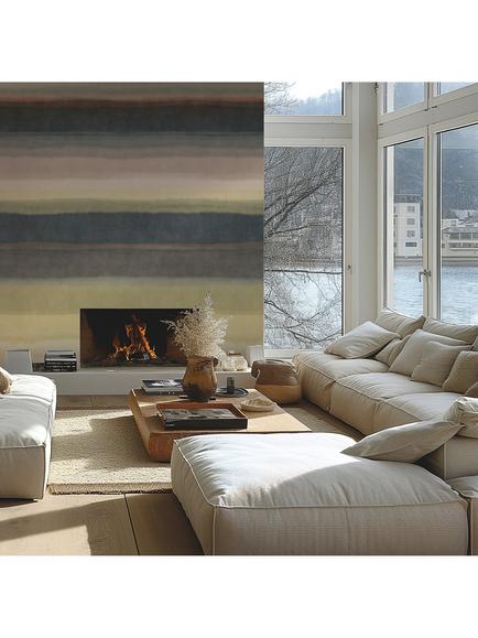 Galerie Muted Stripes Wallpaper Mural HZ62082M - view 2, Hz62082m
