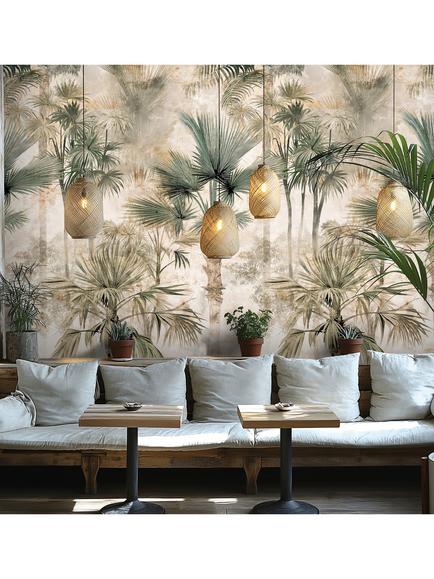Galerie Palm Serenity Wallpaper Mural, HZ62086M - view 2, Hz62086m