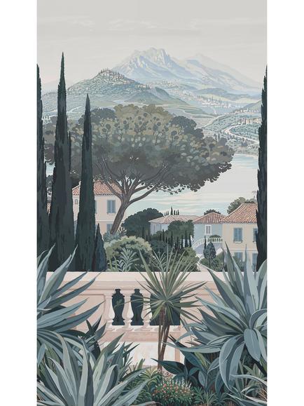 Galerie Tuscan Garden Wallpaper Mural, HZ62087M, Hz62087m