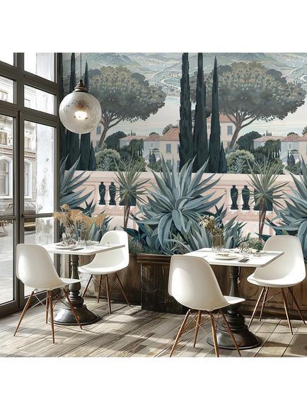 Galerie Tuscan Garden Wallpaper Mural, HZ62087M - view 2, Hz62087m