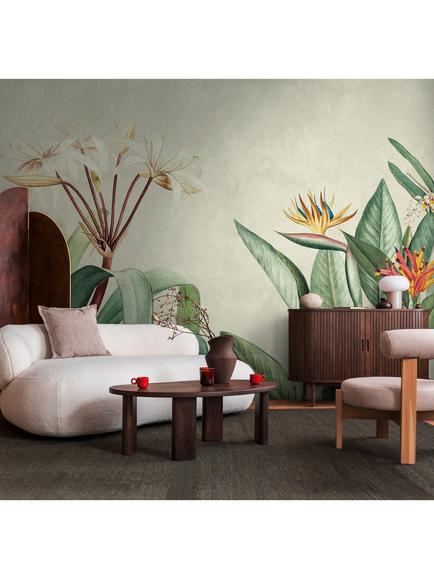 Galerie Vibrant Tropical Foliage Wallpaper Mural, WH45280M - view 2, Wh45280m