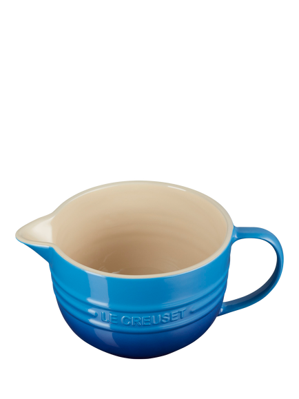 Le Creuset Stoneware Mixing Jug, 2L, Azure - view 2, Azure