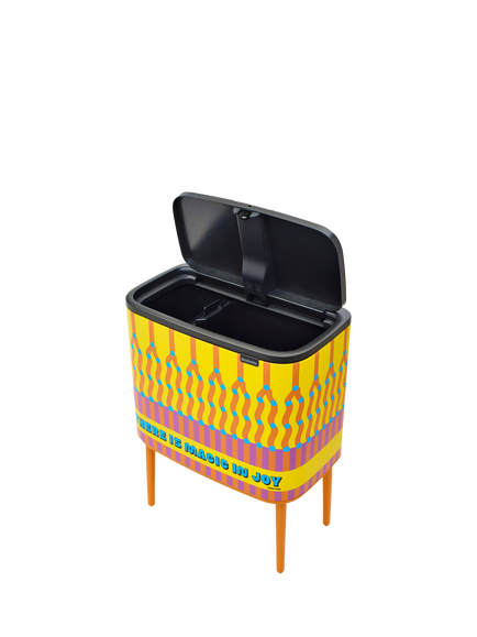 Brabantia Bo Touch Bin, 11L & 23L, Yinka Ilori - view 2, Yinka Ilori