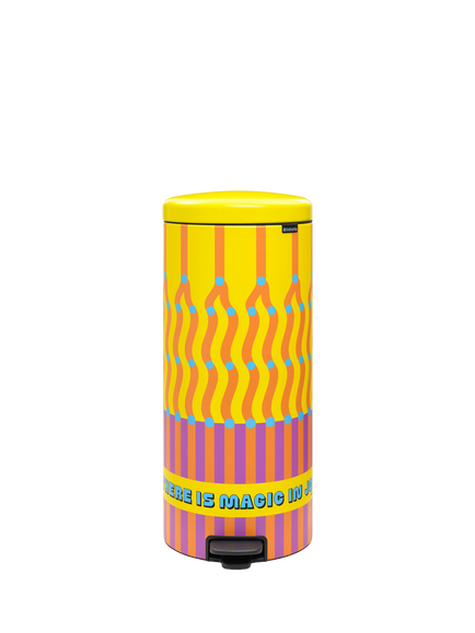 Brabantia NewIcon Pedal Bin, 30L, Yinka Ilori, Yinka Ilori