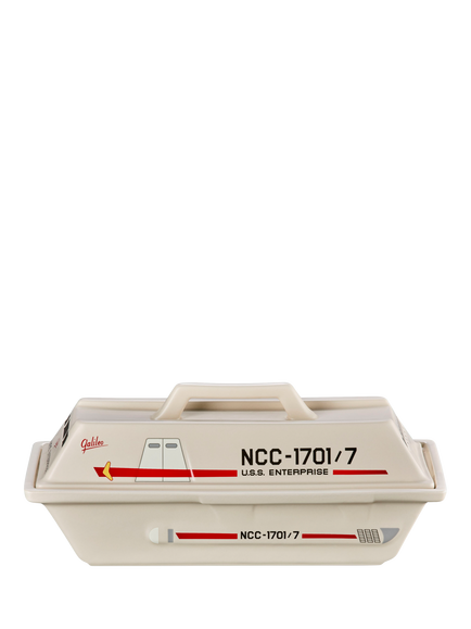 Le Creuset Star Trek Collection Galileo Shuttlecraft Stoneware Rectangular Casserole, Brioche, Brioche