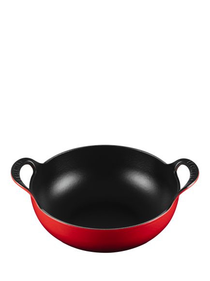 Le Creuset Cast Iron Balti Dish, 24cm, Cerise - view 2, Cerise