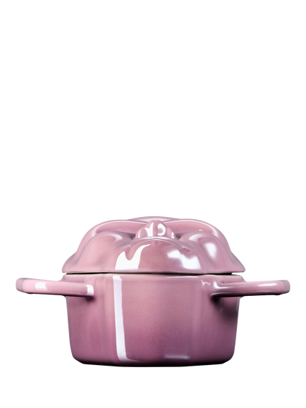 Le Creuset Star Trek Collection Talosian Stoneware Mini Casserole, Pearlized Mauve - view 2, Pearlized Mauve P